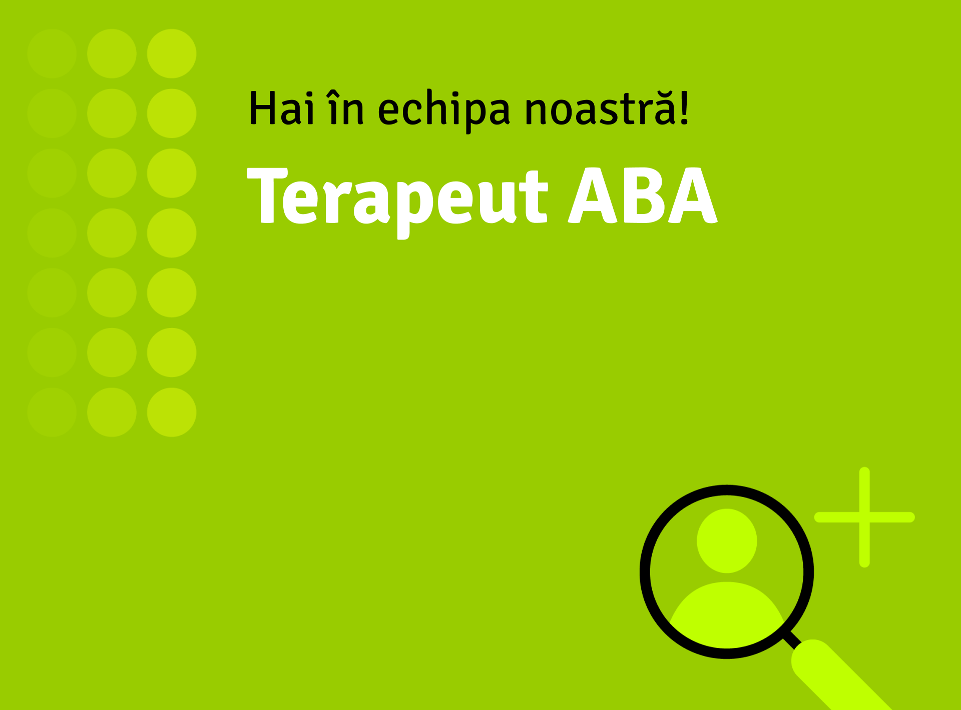 Terapeut ABA